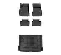 FROGUM ProLine 3D Esclusivi Tappetini auto in gomma e vasca baule bagagliaio su misura per Mercedes-Benz GLA H247 dal 2019 | I bordi più alti