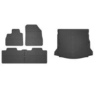 Frogum Set Di Tappetini Per Auto + Vano Bagagli Per Renault Espace V JR