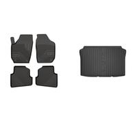 Frogum Set Di Tappetini Per Auto + Vano Bagagli Per VW POLO 9N