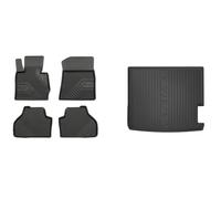 Frogum Set Di Tappetini Per Auto + Vasca Per Bagagliaio Per BMW X3 F25