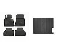 Frogum Set Di Tappetini Per Auto + Vasca Per Bagagliaio Per BMW X4 F26