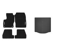 Frogum Set Di Tappetini Per Auto + Vasca Per Bagagliaio Per Ford Focus III
