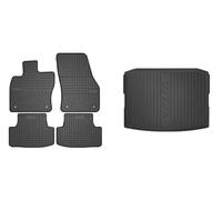 Frogum Set Di Tappetini + Vasca Per Bagagliaio Laderaumwanne Per Skoda Karoq NU7