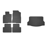 Frogum Set Di Tappetini + Vasca Per Bagagliaio Per Honda Civic X Berlina FC_ FK_
