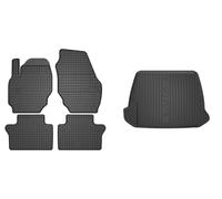 Frogum Set Di Tappetini + Vassoio Per Bagagliaio Per Volvo S60 II 134
