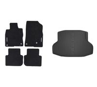 Frogum Tappetini Auto Tappeto + Copri Baule per Honda Civic X Berlina