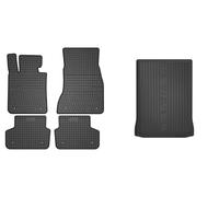 Frogum Tappetini Auto Tappeto + Copri Baule Vasca Portabagagli per BMW 5er