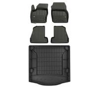Frogum TPE Pro-Line Tappetini+Portabagagli Set per Ford Focus III 2010-2019 TPE