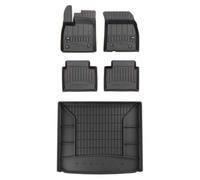 Frogum TPE Pro-Line Tappetini+Portabagagli Set per Ford Focus IV dal 2018 TPE se
