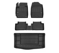 Frogum TPE Pro-Line Tappetini+Portabagagli Set per Kia Picanto III dal 2017 TPE