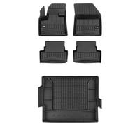 Frogum TPE Pro-Line Tappetini+Portabagagli Set per Opel Grandland X dal 2017 TPE