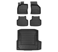 Frogum TPE Pro-Line Tappetini+Portabagagli Set per Skoda Octavia III 2012-2020 T
