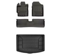 Frogum TPE Pro-Line Tappetini+Portabagagli Set per Toyota Yaris III 2011-2020 TP