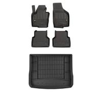 Frogum TPE Pro-Line Tappetini+Portabagagli Set per Volkswagen Tiguan I 2007-2016