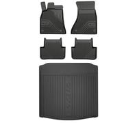 Frogum TPE Tappetini+Portabagagli Set per Audi A4 B8 2007-2015 TPE set di tappet