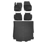 Frogum TPE Tappetini+Portabagagli Set per Ford Mondeo IV 2007-2014 TPE set di ta