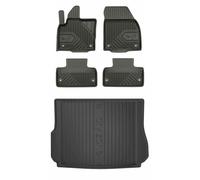 Frogum TPE Tappetini+Portabagagli Set per Land Rover Range Rover Evoque I 2011-2