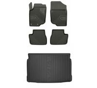 Frogum TPE Tappetini+Portabagagli Set per Peugeot 207 2006-2012 TPE set di tappe