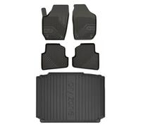 Frogum TPE Tappetini+Portabagagli Set per Skoda Fabia II 2006-2014 TPE set di ta