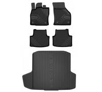 Frogum TPE Tappetini+Portabagagli Set per Skoda Octavia III 2012-2020 TPE set di