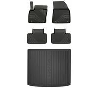 Frogum TPE Tappetini+Portabagagli Set per Volvo XC40 dal 2017 TPE set di tappeti