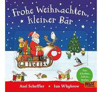 Frohe Weihnachten, kleiner Bär: Pappbilderbuch zum Schieben, Ziehen, Spielen