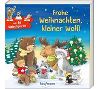 Frohe Weihnachten, kleiner Wolf!: Ein Bilderbuch mit 14 Spielfiguren