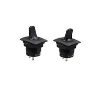 Froiny 5pcs Sci R13-402a Round 2pin On-off Spst 2postion Switch Toggle 3a 250vac