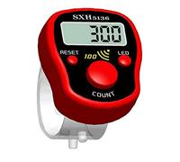 Froiny Contatori di Dito della del Pennarello Mini con LED con Luce del LED Electronic Digital Tally per Preghiera Musulmana Golf Segnali