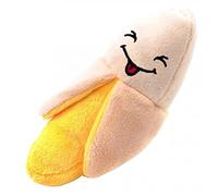 Froiny Giocattolo per Cani in Peluche per Allenamento e Masticazione, Cane a Forma di Banana, Resistente Morso, Squeaker, Giocattolo per Cani Piccoli