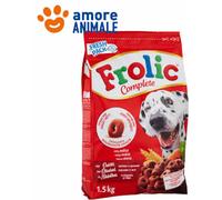 Frolic 1,5 Kg con Manzo Carote e Cereali - Crocchette snack cane cani