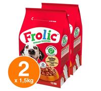 Frolic Cibo Semi Umido per Cani Pollame Fresco - 3KG