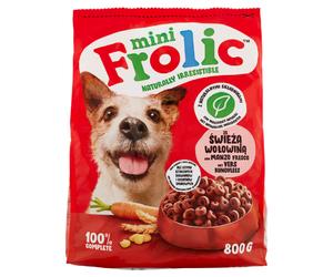 Frolic Complete Dog Mini con Manzo, Carote e cereali 800 g - Croccantini per cani - 1° ORDINE? scegli lo sconto BZR5 / BZR20 + 200 punti fedeltà