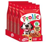 Frolic con Pollame, Verdure e Riso Crocchette cane - 6 kg (4 x 1,5 kg)