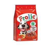 Frolic Cibo Semi Umido per Cani con Manzo, Carote e Riso - Sacchetto da 1,5Kg