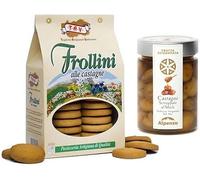 Frollini alle castagne 300gr + castagne sciroppate al miele 400g