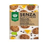 PROBIOS Frollini Arancia Gocce di Cioccolato Senza Zuccheri, 200 g