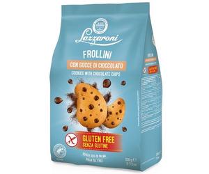 Frollini Senza Glutine con Gocce di Cioccolato - Lazzaroni 200 g Bisco