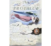 From Europe a Prophecy del poeta e artista inglese William Blake 1757 - 1827. La figura alata è forse Enitharmon uno dei personaggi della mitologia o mitopea di Blake. Stampa poster di Ken Welsh (11 x