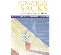 Jonathan Sacks From Optimism to Hope (Tascabile)