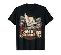from Ruins Choose Peace Memoria WWII e Pace Maglietta