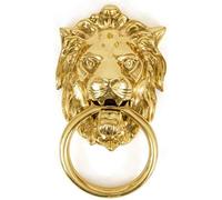 From the anvil 33020 - Testa porta battente del leone - ottone lucido