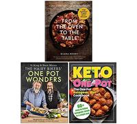 From the Oven to the Table [Hardcover], The Hairy Bikers One Pot Wonders [Hardcover], The One Pot Ketogenic Diet Cookbook 3 Books Collection Set