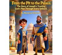 From the Pit to the Palace: The Story of Joseph's Trusting God’s Plan Through Every Setback | 8.5 x 11 paperback | Bible story for kids and young adults
