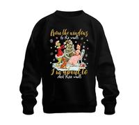 from The Windows to The Walls Grinch Christmas Funny Retro Gift - Felpa unisex, Nero , S