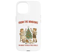 from The Windows to Walls Deck These Halls Christmas Custodia per iPhone 15