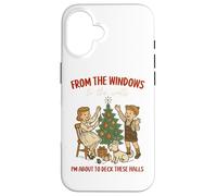 from The Windows to Walls Deck These Halls Christmas Custodia per iPhone 16