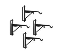 FROMCEO 4pcs Scala Modello Appendiabiti Metallo Pianta Staffe Miniatura Scena Decorazione Progetto Forniture Casa di Bambola Ganci Per Scene