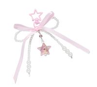 FROMCEO Borsa creativa fascino estetico portachiavi fascino borsa ciondolo ornamenti moda archi portachiavi stella portachiavi archi portachiavi stella portachiavi stella portachiavi ciondolo