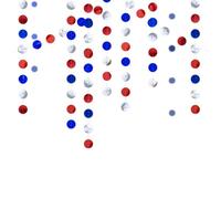 FROMCEO Catene di Stelle di Carta Riciclabili Colori Assortiti Appeso Streamers Pendente Per La Decorazione Della Stanza di Vacanza Ghirlande Accessori Partito St